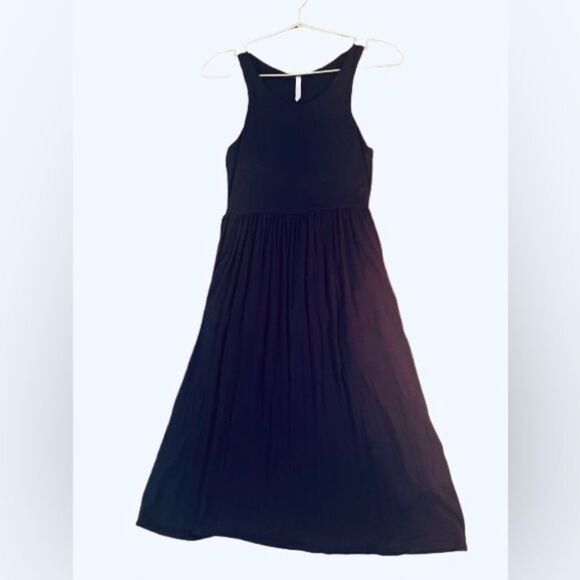Bellamie Navy Ruched Halter Sundress - Picture 5 of 5